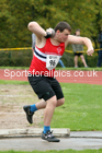 Shot putt, NECAA Open Meeting, Morpeth, Sunday, October 18th. David T. Hewitson/Sports for All Pics